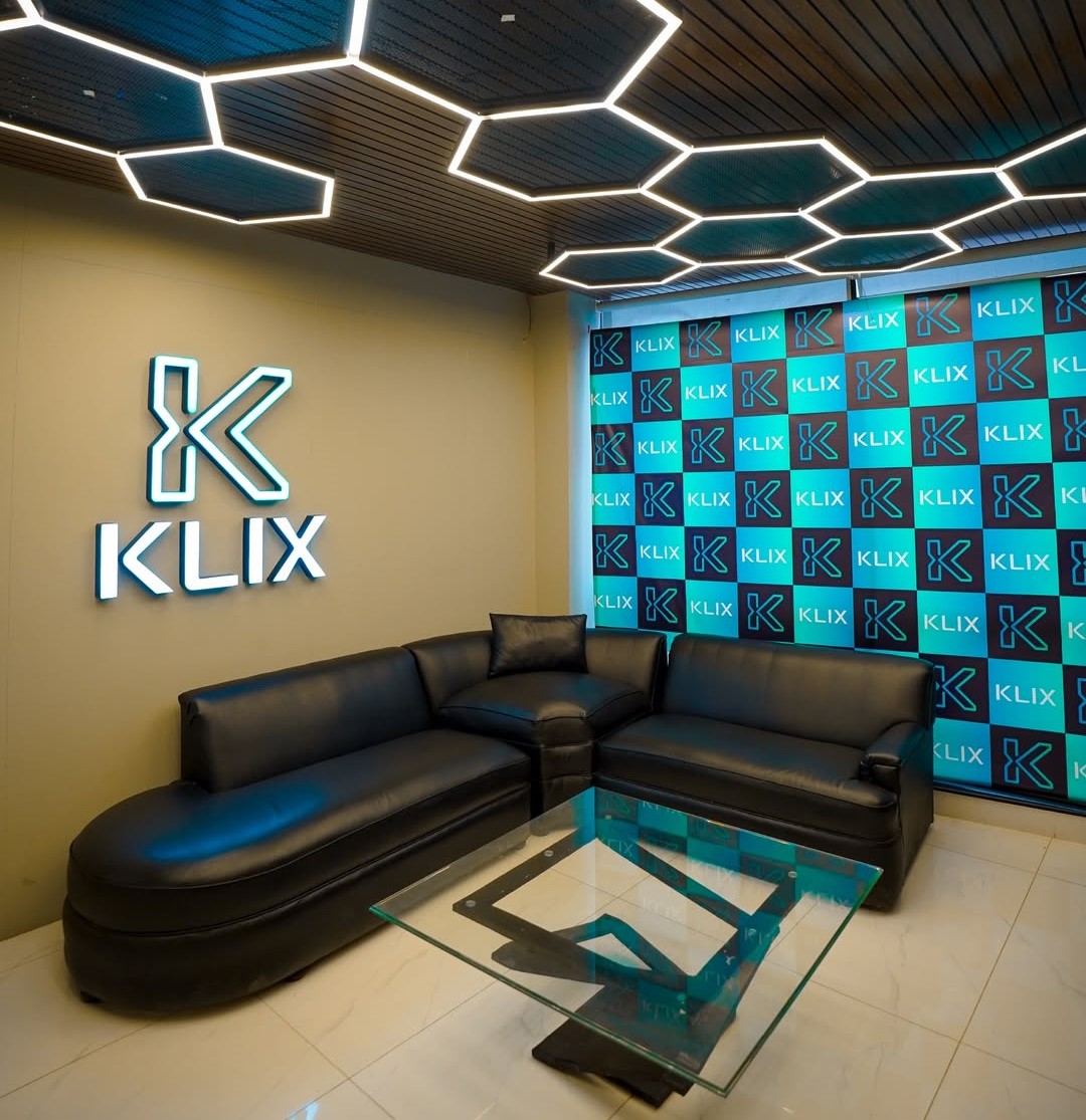 Waiting area of klix office